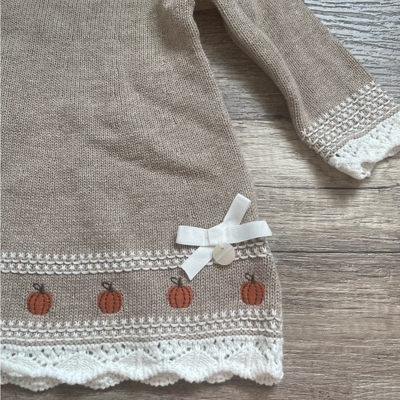 NWOT Max Studio Knit Cotton Pumpkin Fall Sweater - Picture 2 of 5